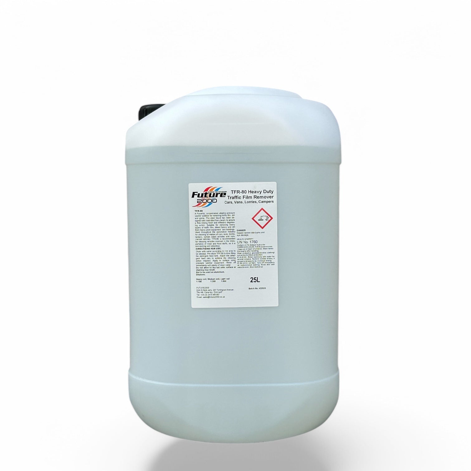 HIGH ALKALINE TRAFFIC FILM REMOVER